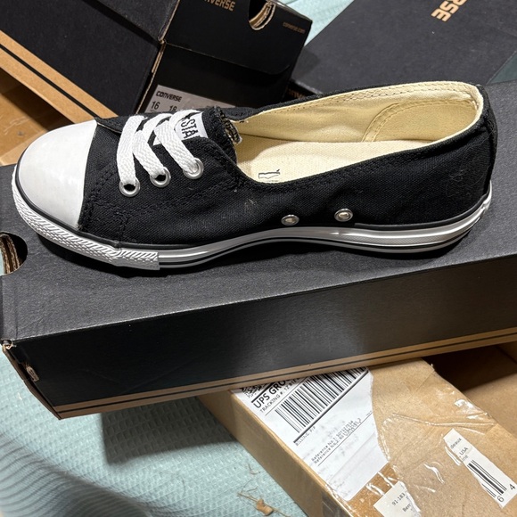 Converse Shoes - Converse Black and White Slip-On Sneakers
